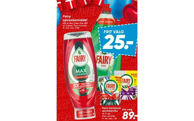 Fairy Maxipack Opvasketabs