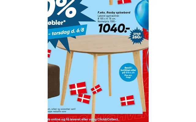 Lakeret Egetræsfinér.