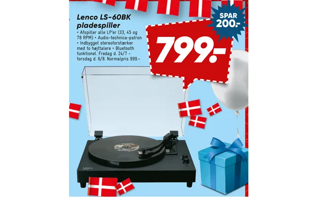 Lenco Ls-60bk Pladespiller