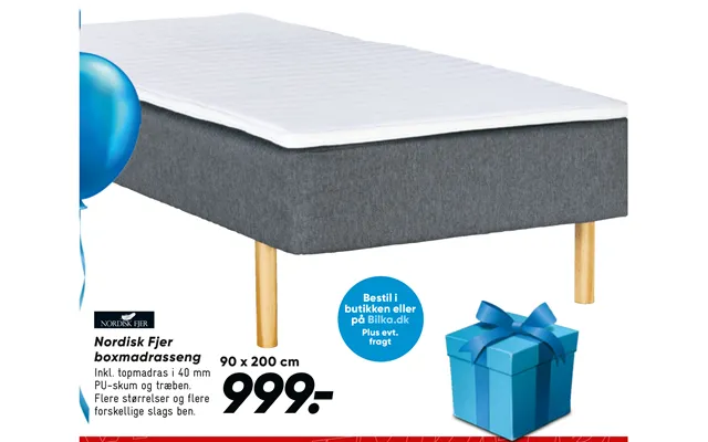 Nordisk Fjer Boxmadrasseng