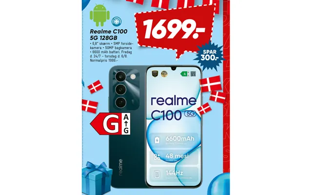 Realme C100 5g 128gb