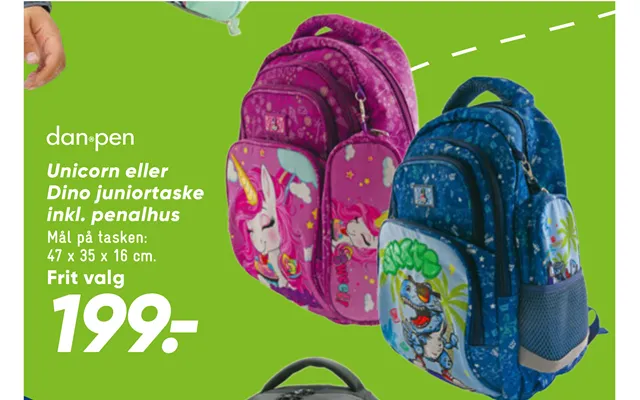 Unicorn Eller Dino Juniortaske