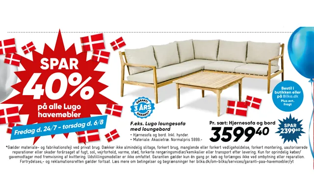 På Alle Lugo Havemøbler