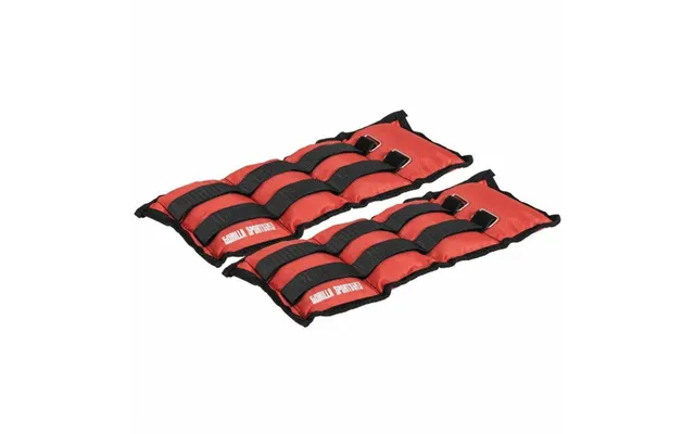 Ankel Håndledsvægte 3 Kg 2x1,5 Kg Vægtmanchet Rød
