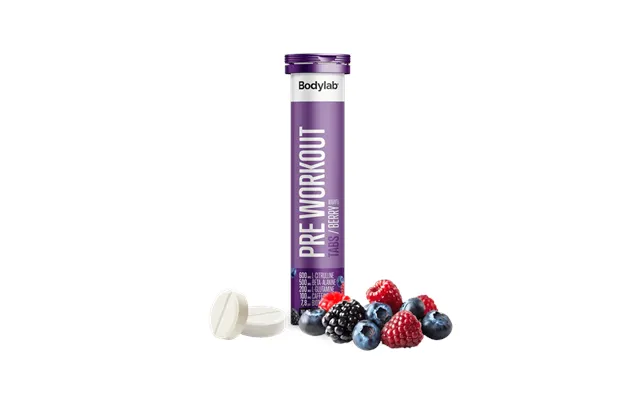 Bodylab Pre Workout Tabs 20 Stk - Berry