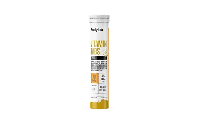 Bodylab Vitamin Tabs 20stk - Ice Tea Peach Nedsat