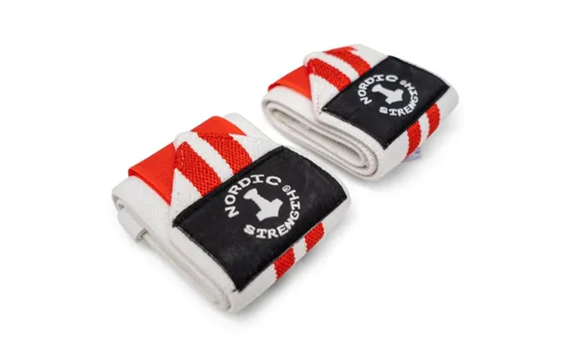 Håndledsstøtte Rød Hvid Bomuld Elastan