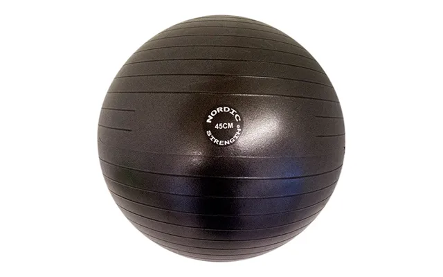 Træningsbold 45 Cm - Nordic Strength Black Edition