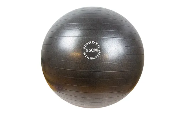 Træningsbold 85 Cm - Nordic Strength Black Edition