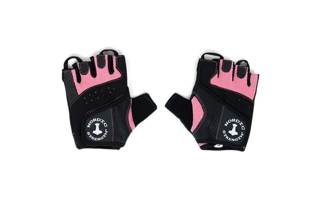 Træningshandsker Gummibelagt I Pink Nordic Strength Xl