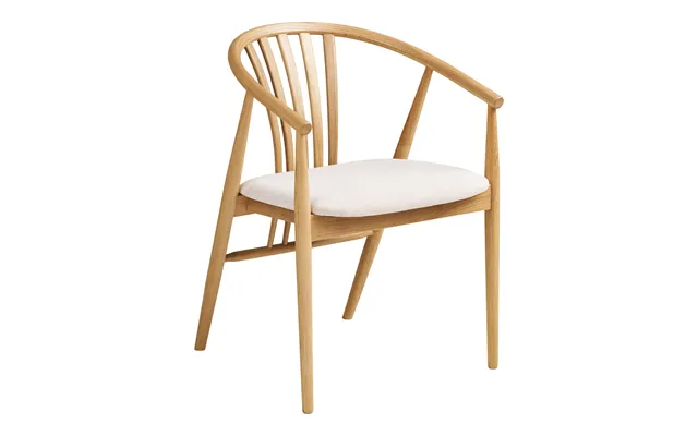 Agustin Spisebordsstol - Spisebordsstol, Egetræ Med Stof Sæde, Natur Sand Hn1286 product image