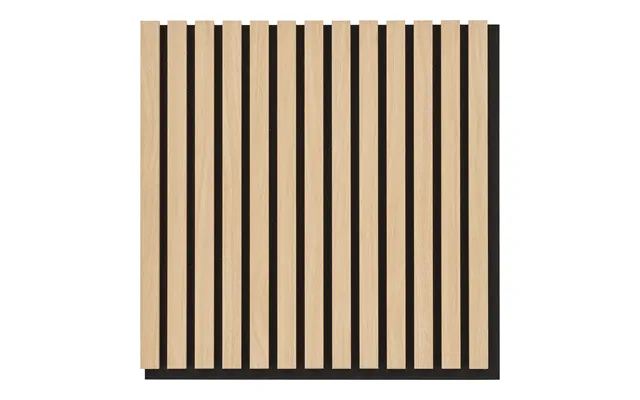 Akustikpanel - Akustikpanel, Træfiner, Natur, Egetræslook 520x520x22 Mm Sæt Af 2 Stk