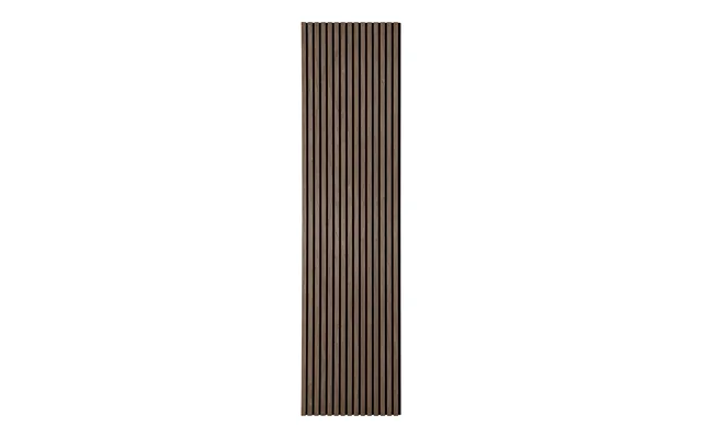 Akustikpanel - Akustikpanel, Træfiner, Valnød, Valnødlook 2400x600x22 Mm Sæt Af 2 Stk