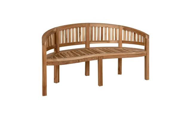 Boca Banan Bænk - Banan Bænk, Teak, Natur 150x60x85 Cm