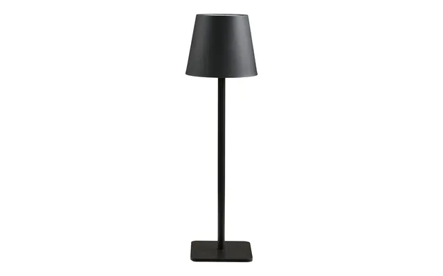 Bradford Bordlampe - Bordlampe, Genopladelig, Metal, Sort