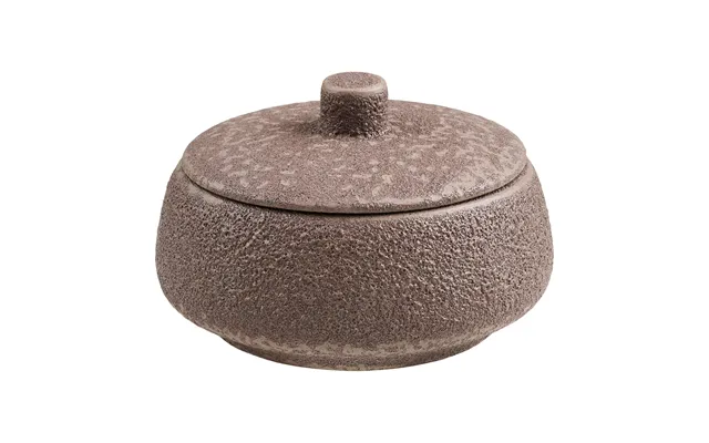 Krukke - Krukke, Keramik, Brun, Ø15x9,5 Cm