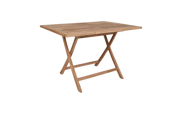 Oviedo Spisebord - Spisebord, Teak, Natur 120x80x75 Cm