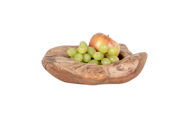 Rio Skål - Skål, Teak, Natur Ø20x8 Cm