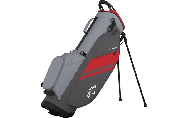 Callaway Chase 2026 Bærebag - Steel Graphite Red
