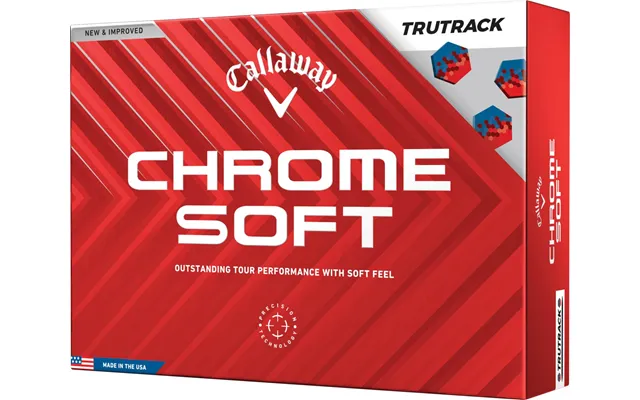 Callaway Chrome Soft Tru Track 2024 Golfbolde - White