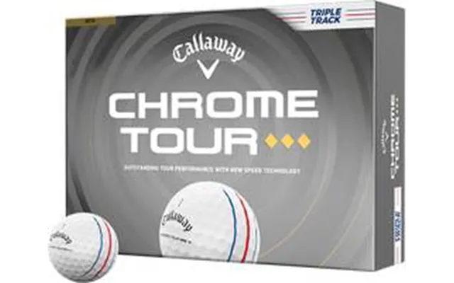 Callaway Chrome Tour Triple Diamond Triple Track 2026 Golfbolde - White Multi