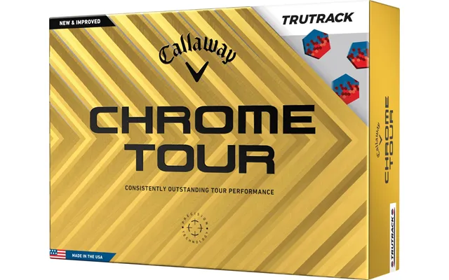 Callaway Chrome Tour Tru Track 2024 Golfbolde - White