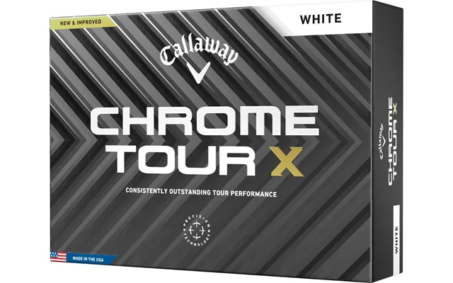 Callaway Chrome Tour X 2024 Golfbolde - White