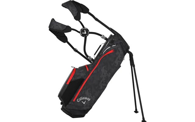 Callaway Fairway C Hd 2026 Vandtæt Bærebag - Graphite Desert Camo Red