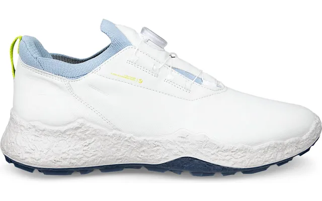 Ecco Biom H5.2 Boa Vandtætte Herre Golfsko Uden Spikes - White Dusty Blue