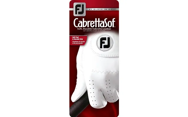 Footjoy Cabrettasof Læder Dame Golfhandske - Pearl