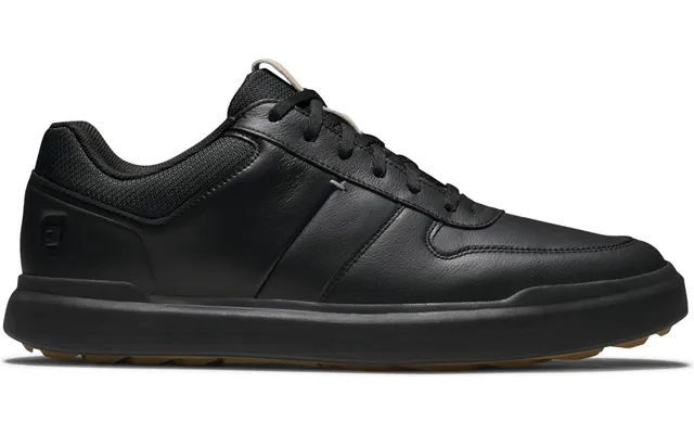 Footjoy Contour Casual 2025 Vandtætte Herre Golfsko Uden Spikes - Black Black Tan