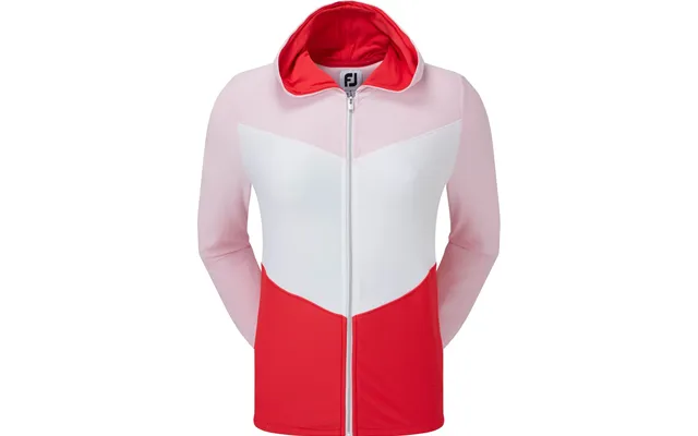 Footjoy Full-zip Hoody Dame Cardigan - Pink Red