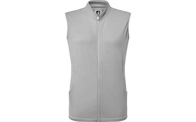 Footjoy Full-zip Solid Dame Vest - Heather Grey