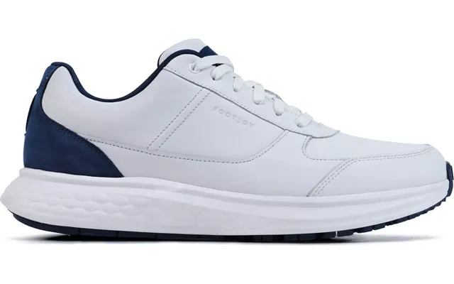 Footjoy Hampton Vandtætte Herre Golfsko Uden Spikes - White White Navy