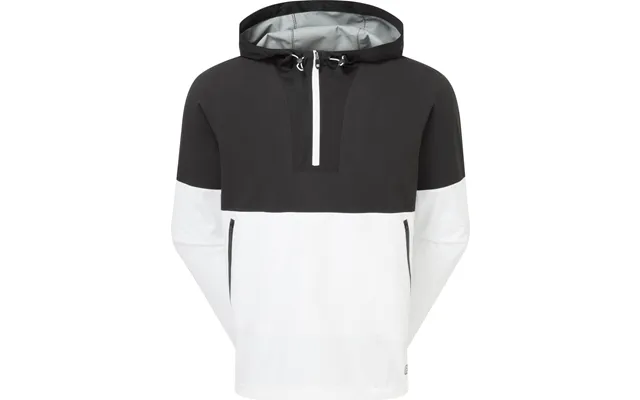 Footjoy Hydrolite X Hoodie 2026 Herre Regnjakke - White Black