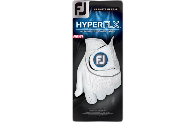 Footjoy Hyperflx Læder Herre Golfhandske - White