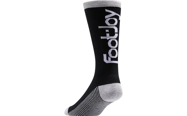 Footjoy Prodry Heritage Crew Herre Sokker - Black Heather Grey White