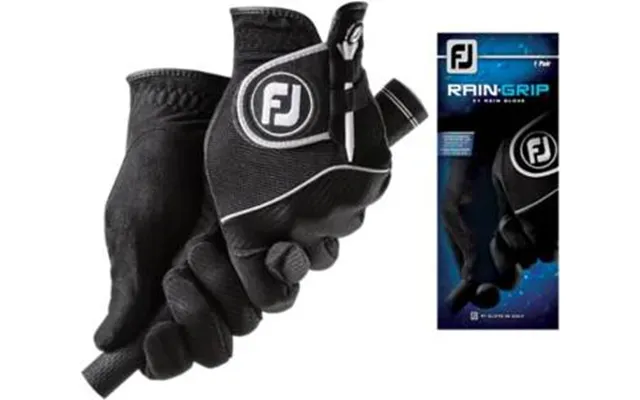 Footjoy Raingrip Regnvejr Herre Golfhandske - Black