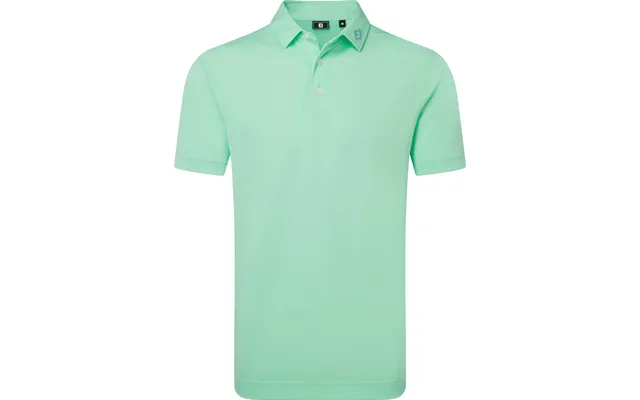 Footjoy Stretch Pique Solid Herre Poloshirt - Seaglass