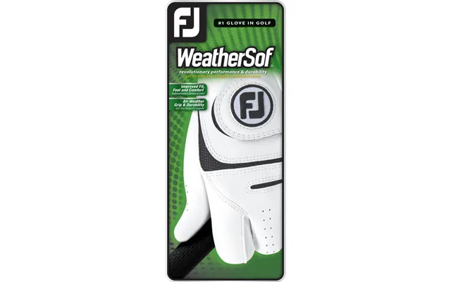 Footjoy Weathersof Syntetisk Herre Golfhandske - White
