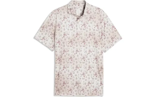Puma Cloudspun Coastal Claret Herre Poloshirt - Birch
