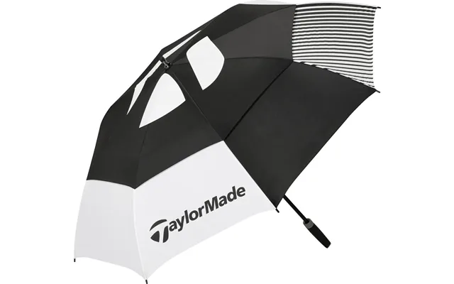 Taylormade Tour Double Canopy 64 Paraply - Black White