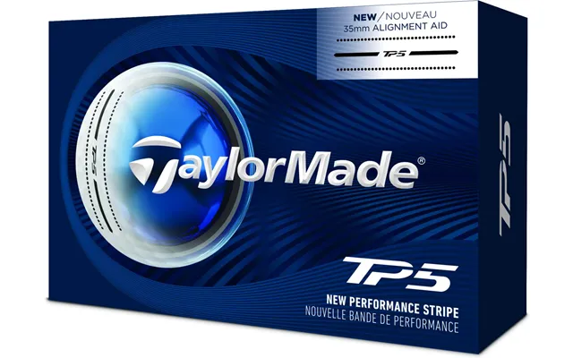 Taylormade Tp5 Performance Stripe 6 Bolde 2026 Golfbolde - Hvid