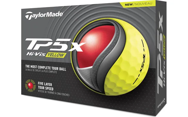 Taylormade Tp5x 2024 Golfbolde - Gul