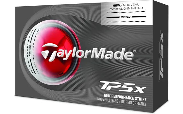 Taylormade Tp5x Performance Stripe 6 Bolde 2026 Golfbolde - Hvid