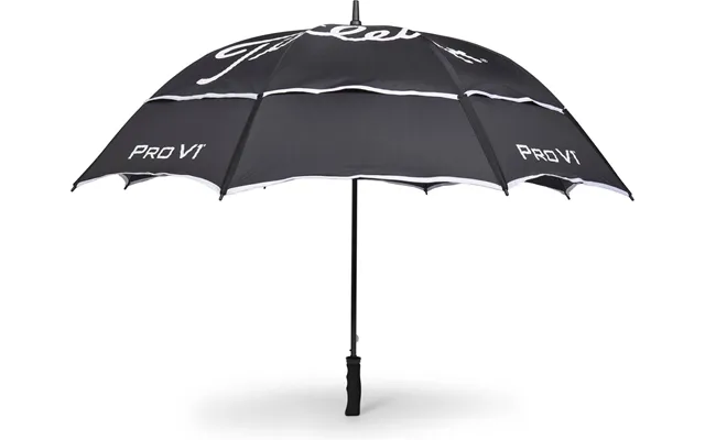 Titleist Tour Double Canopy Paraply - Blk Wht
