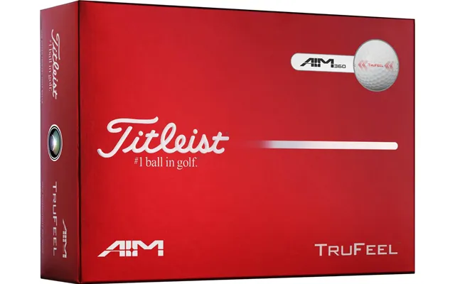 Titleist Trufeel Aim 2026 Golfbolde - Red