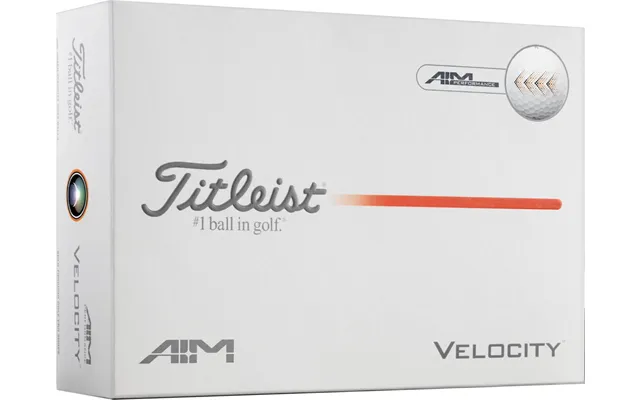 Titleist Velocity Aim 2026 Golfbolde - Orange