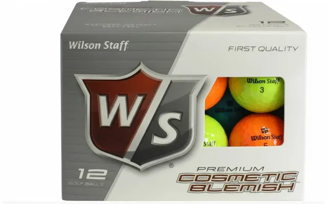 Wilson Staff Duo Soft Cosmetic Blemish Golfbolde - Farvet