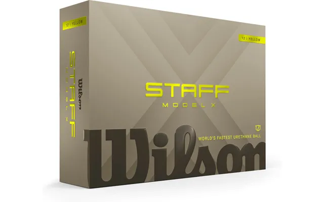 Wilson Staff Model X Golfbolde - Yellow